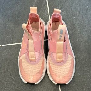 Nike slip on sneakers. Pink. Size 1.5. Great condition. Worn once